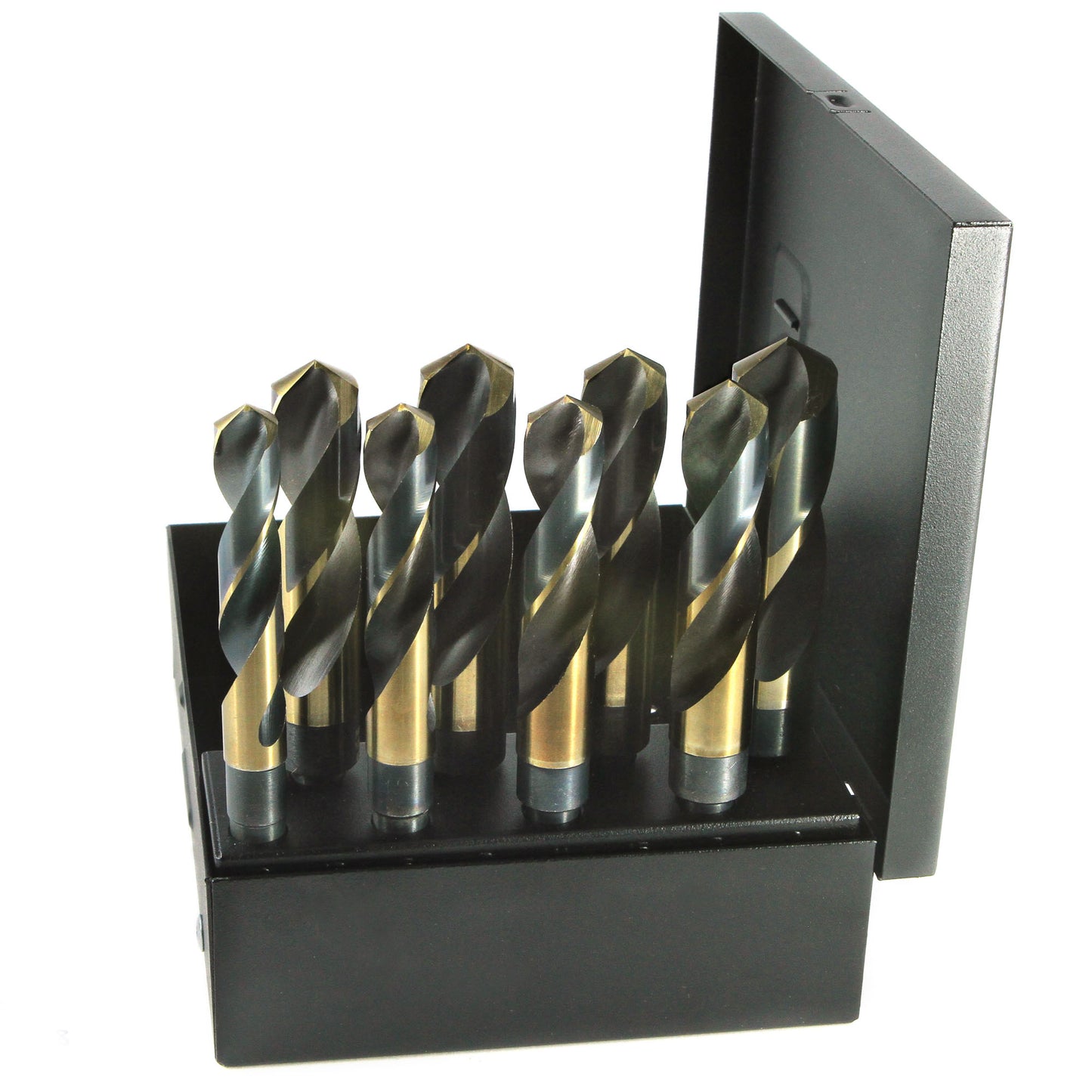 DRILLCO DRL1000N8 - 8PC S&D NITRO DRILL SET 9/16-1"" BY 16ths"