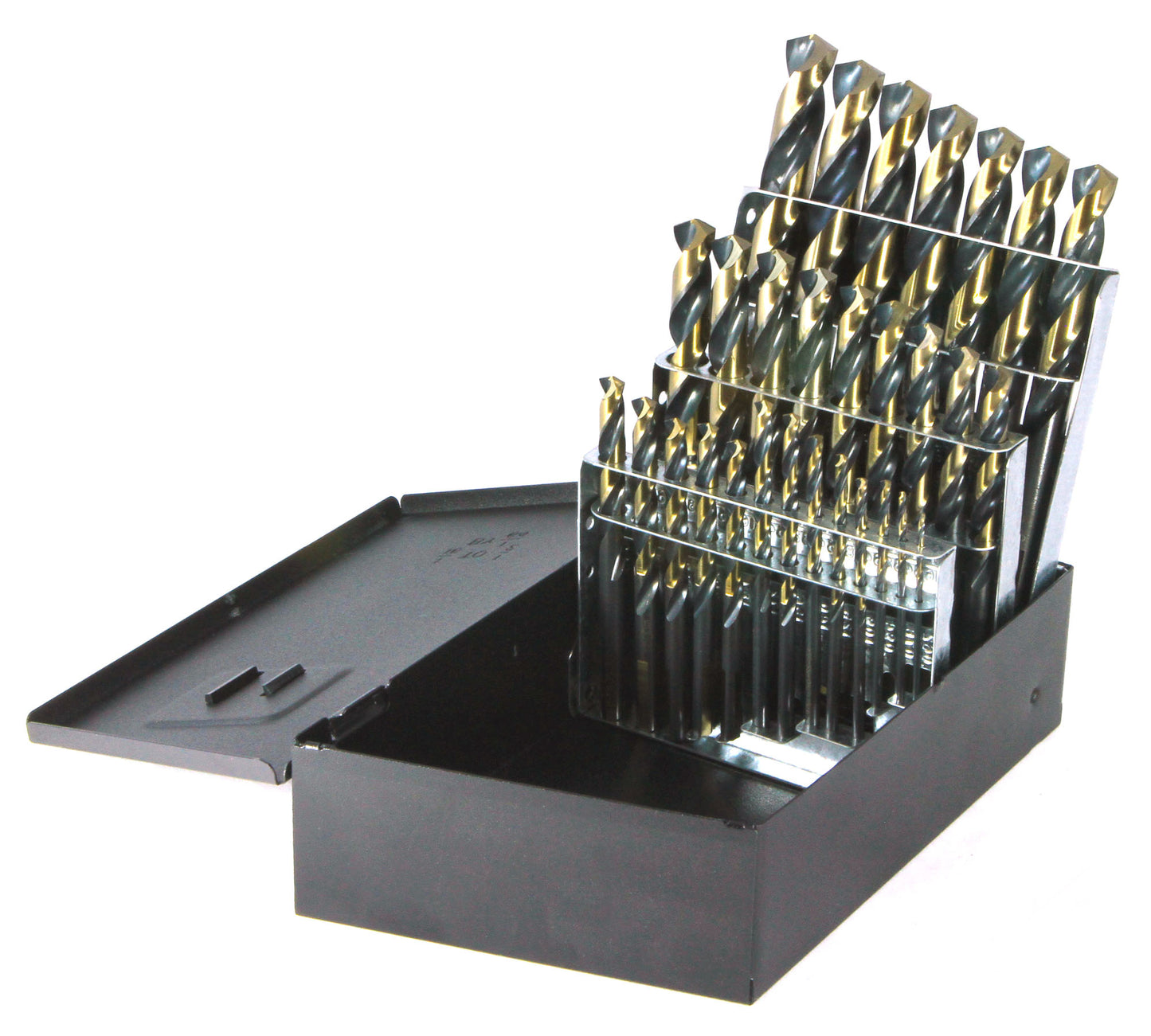 DRILLCO DRL1045N29 - 29PC MECH. DRILL BIT SET 3/8 SHANK 1/16-1/2 BY 64THS