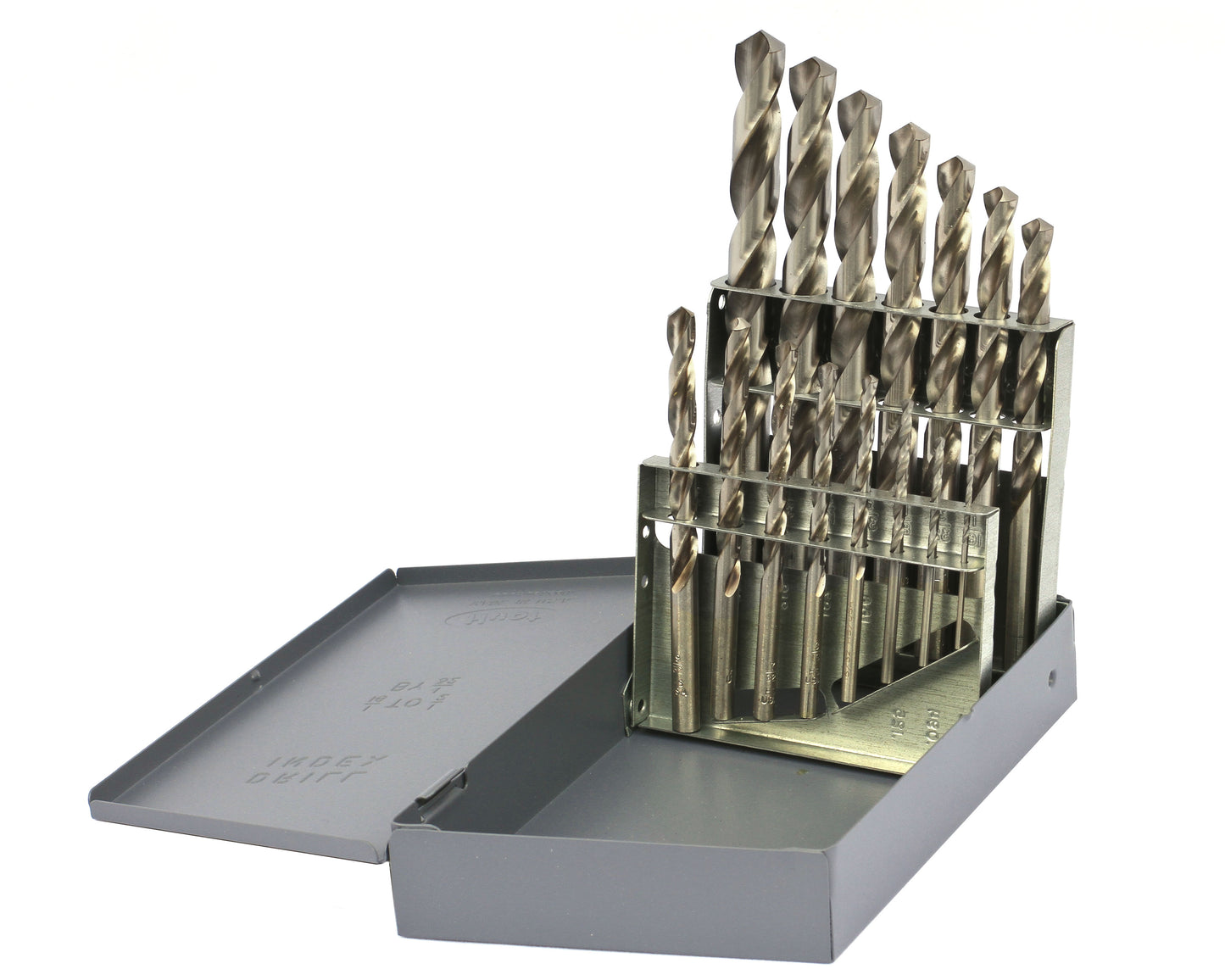 DRILLCO DRL200B15 - 15PC DRILL BIT SET 1/16-1/2 BY 32nds