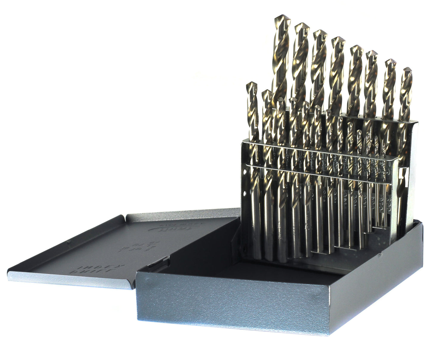 DRILLCO DRL200B21 - 21PC DRILL BIT SET 1/16-3/8 BY 64ths