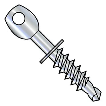 1/4 x 3-1/4 Acoustical Eye Lag Self-Drilling Screw Zinc Plated