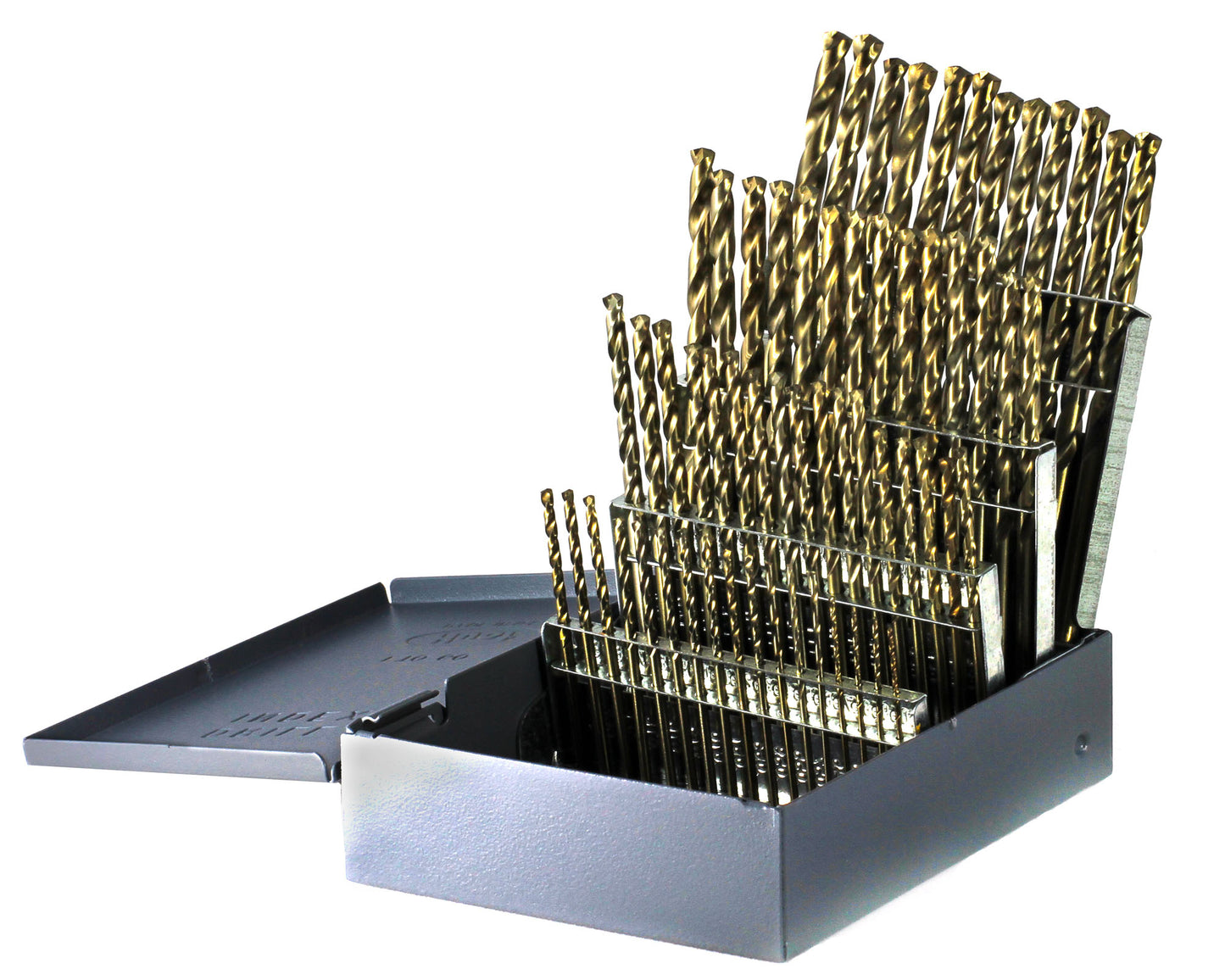 DRILLCO DRL500E60 - 60PC HD COBALT DRILL BIT SET #1-#60