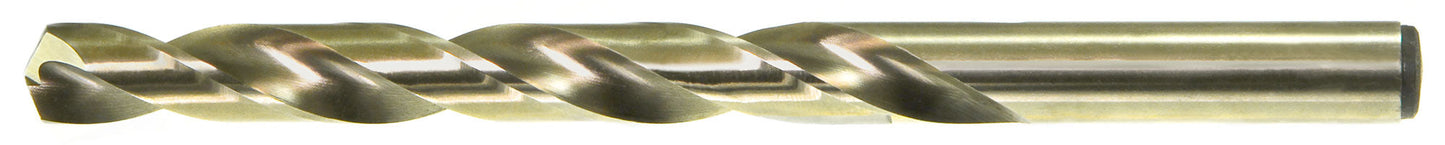 Heavy Duty Cobalt Jobber Length Drill - 135 Split Point/Straight Shank/Bronze/Fractional/Import (Drillco 500E Series)