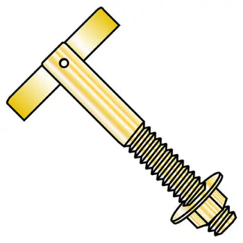 JFAST 1428ATY - 1/4X1 3/4 T Anchor Zinc Yellow, Case Quantity:
100