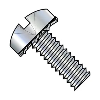 6-32 x 1/2 Combination (slot/phil) Pan External Sems Machine Screw Fully Threaded Zinc Plated