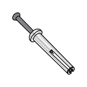 JFAST 1416ADH - 1/4X1 Mushroom Head Hammer Drive Anchor Zinc, Case Quantity:
100