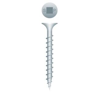 6 x 2 Square Drive Bugle Head Deck Screw Coarse Thread Dacrotized
