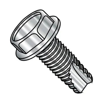 JFAST 10063W188 - 10-24X3/8  Unslot Ind Hex Washer Thread Cutting Screw Type 23 Full Thread 18 8 Stainless St, Case Quantity: 
4,000