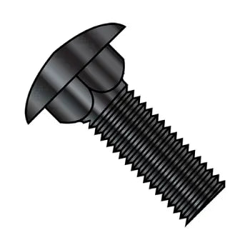 JFAST 0824CB - 8-32X1 1/2  Carriage Bolt Fully Threaded Black Oxide and Oil, Case Quantity: 
3,000
