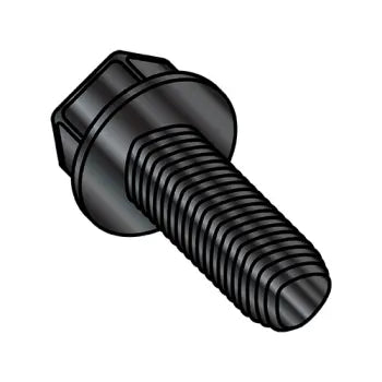 JFAST 1410RWB - 1/4-20X5/8  Unslot IndHexWash Taptite Alternative Thread Roll Screw Full Thrd Black OxideWax, Case Quantity: 
2,000