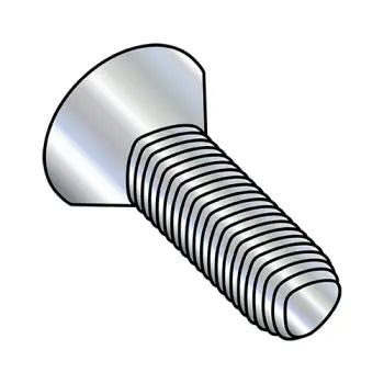 6-32 x 1-1/4  Phillips Flat Taptite Alternative Thread Rolling Scrw Fully Threaded Zinc Plated & Wax