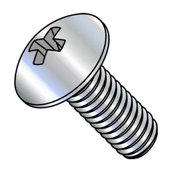 JFAST 3708MPT - 3/8-16X1/2  Phillips Truss Full Contour Machine Screw Fully Threaded Zinc, Case Quantity: 
1,000
