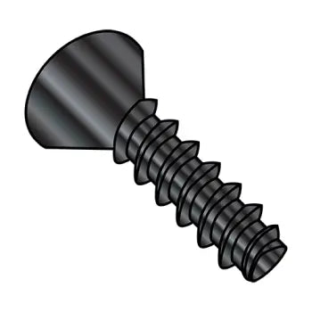 JFAST 0808LPFB - 8-16X1/2  Phillips Flat Plastite Alternative 48-2 Fully Threaded Black Oxide And Wax, Case Quantity: 
10,000