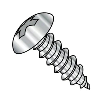 JFAST 1028APT188 - 10-12X1 3/4  Phillips Full Contour Truss Self Tapping Screw Type A Full Thread 18 8 Stainless, Case Quantity: 
1,000