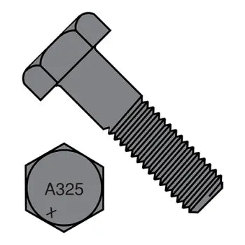 JFAST 10068A325-1 - 1-8X4 1/4  Heavy Hex Structural Bolts A325-1 Plain Made in North America, Case Quantity: 
35