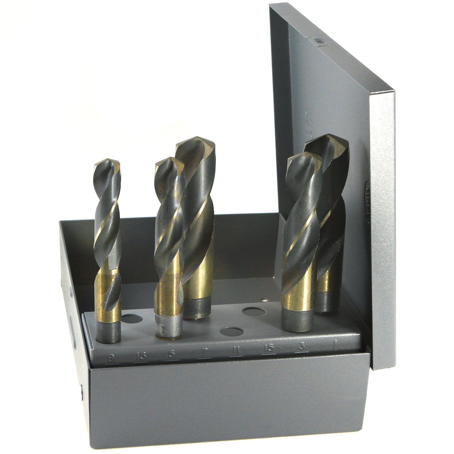 DRILLCO DRL1000EF5 - 5PC S&D IMP ""FLAT"" DRILL SET 9/16-1"" BY 8THS"