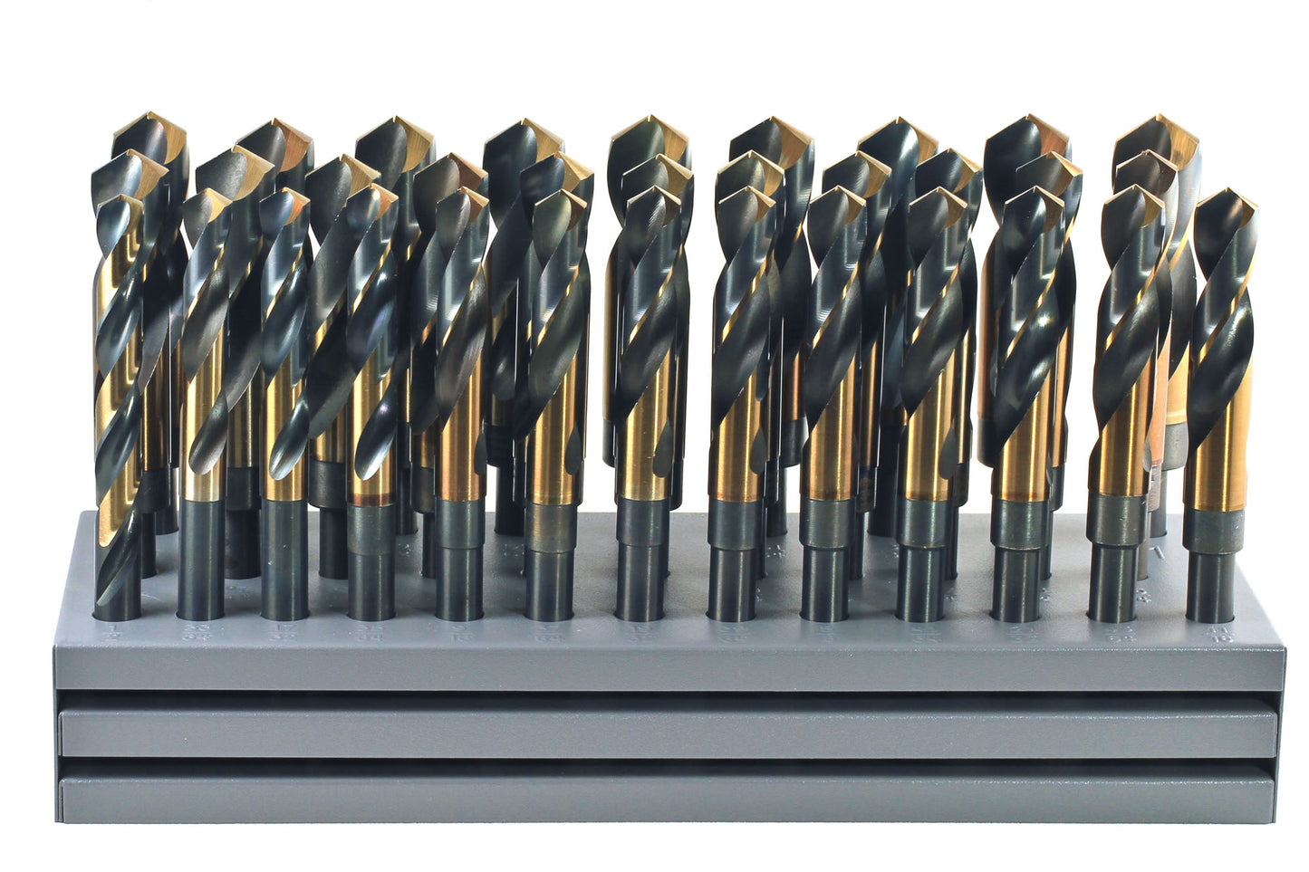 DRILLCO DRL1000N32 - 32PC S&D DRILL BIT STAND 1/2-1"" BY 64ths WDRILLS