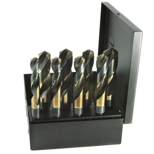 DRILLCO DRL1000N8 - 8PC S&D NITRO DRILL SET 9/16-1"" BY 16ths"