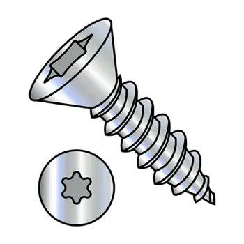 JFAST 0816ABTF - 8-18X1  6 Lobe Flat Self Tapping Screw Type A B Fully Threaded Zinc And Bake, Case Quantity: 
5,000