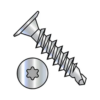 JFAST 1032KWTF - 10-16X2  6 Lobe Wafer Head F/T Self Drilling Screw Zinc Bake, Case Quantity: 
2,000