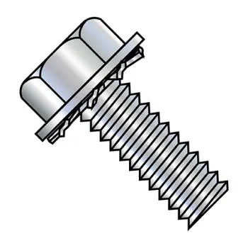 JFAST 1206EW - 12-24X3/8  Unslotted Hex Washer External Sems Machine Screw Fully Threaded Zinc And, Case Quantity: 
3,000