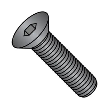 6-32 x 1 Coarse Thread Flat Socket Cap Screw Plain