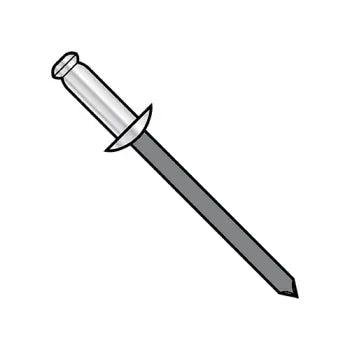 1/8 x 0.06- 0.12 Aluminum Rivet With Steel Mandrel