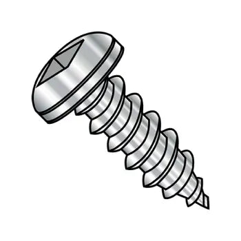 JFAST 1020AQP188 - 10-12X1 1/4  Square Pan Self Tapping Screw Type A Fully Threaded 18 8 Stainless Steel, Case Quantity: 
1,500