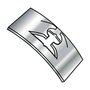 JFAST 145228 - C105SS-440-4  Flat Steel Spring Nut 301 Stainless Steel (Half-Hard), Case Quantity: 
5,000