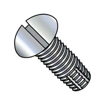 JFAST 1108FSR - 10-32X1/2  Slotted Round Thread Cutting Screw Type F Fully Threaded Zinc And Bake, Case Quantity: 
500