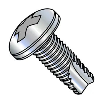 JFAST 10063PP - 10-24X3/8  Phillips Pan Thread Cutting Screw Type 23 Fully Threaded Zinc, Case Quantity: 
9,000