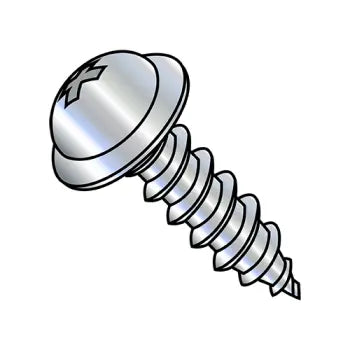 JFAST 1006ABPRW - 10-16X3/8  Phillips Round Washer Self Tapping Screw Type AB Fully Threaded Zinc And Bake, Case Quantity: 
8,000