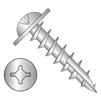JFAST 0810DXRW17 - 8-11X5/8 SQR PHL RND WSH DEEP TY17 ZINC AND BAKE, Case Quantity: 
6,000