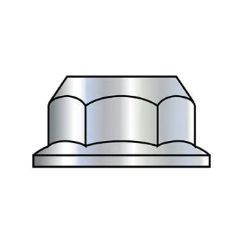 JFAST M6D6923-8 - M6-1  Din 6923 Metric Class 8 Hex Flange Nut Non Serrated Zinc ROHS, Case Quantity: 
3,000