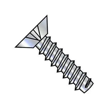 JFAST 1208BPU - 12-14X1/2  Phillips Flat Undercut Self Tapping Screw Type B Fully Threaded Zinc, Case Quantity: 
8,000