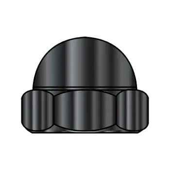 JFAST 11NCB - 10-32  Two Piece Low Crown Cap Nut Black Oxide, Case Quantity: 
2,000