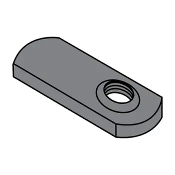 JFAST 11NWS1 - 10-32  Spot Weld Offset Hole Tab Weld Nut Plain, Case Quantity: 
1,000
