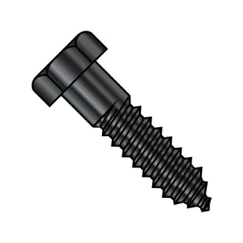 JFAST 5040LB - 1/2X2 1/2  Hex Lag Screw Gimlet Point Black Oxide, Case Quantity: 
100