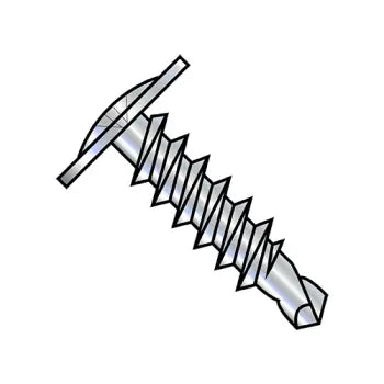 6-20 x 2 1/2 Phillips Modified Truss head Self Drilling Screw Fully Threaded Zinc Plated