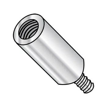 JFAST 141008RMA - 8-32X5/8  One Quarter Round Male Female Standoff Aluminum, Case Quantity: 
1,000