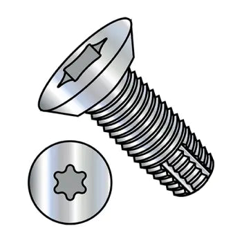 JFAST 1008FTU - 10-24X1/2  Six Lobe Flat Undercut Thread Cutting Screw Type F Fully Threaded Zinc And Bake, Case Quantity: 
10,000