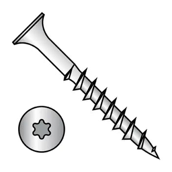 10 x 4 Star Drive Bugle Head Deck Screw Coarse Thread Dacrotized