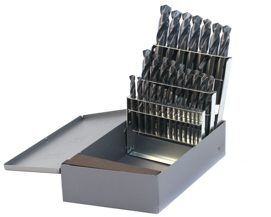 DRILLCO DRL300A29 - 29PC HD STUBY DRILL BIT SET 1/16-1/2 BY 64ths