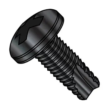 JFAST 10063PPBZ - 10-24X3/8  Phillips Pan Thread Cutting Screw Type 23 Fully Threaded Black Zinc and Bake, Case Quantity: 
9,000