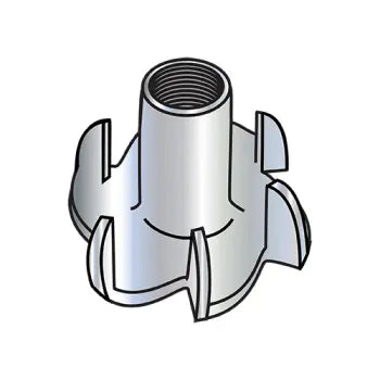 JFAST 1409NT6 - 1/4-20X9/16  6 Prong Tee Nut Zinc, Case Quantity: 
2,000