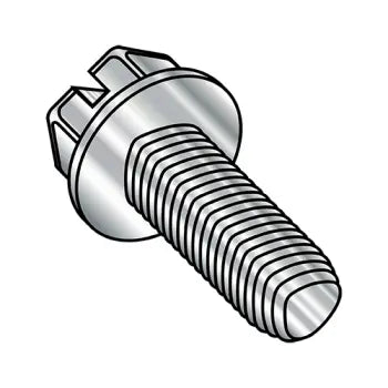 6-32 x 1/2 Slot Ind Hex Wash Taptite Alternative Fully Threaded 410 Stainless Passivate & Wax