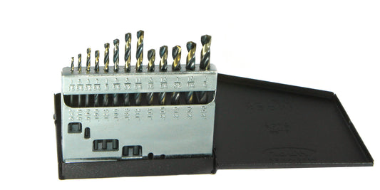 DRILLCO DRL350N13 - 13PC HD NITRO MECHANICS SET 1/16-1/4 BY 64ths