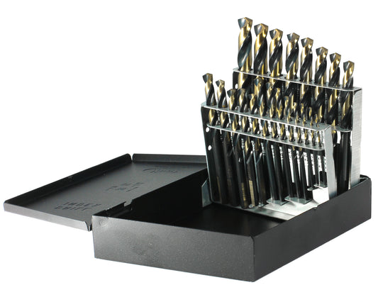 DRILLCO DRL350N21 - 21PC HD NITRO MECHANICS SET 1/16-3/8 BY 64ths