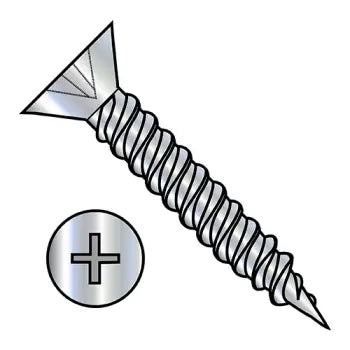 JFAST 05F10DPFD - 5-20 X 5/8 Phillips Flat Hinge Fine Threaded Fully Threaded Zinc and Bake, Case Quantity: 
10,000