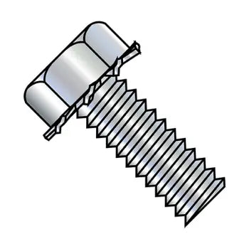 JFAST 080805EH - 8-32X1/2  Unslot Indent Hex Head 5/16 AF External Sems Machine Screw Full Thread Zinc And, Case Quantity: 
10,000